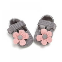 Бебе Бебе Момичета Цветя Обувки Меки Неплъзгащи Подметка Принцеса Плоски Обувки