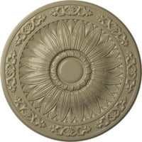 Екена Милуърк 1 4 од 1 2 П Лунел таван медальон, Ръчно рисувана пустиня Гоби