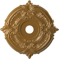 Екена Милуърк 22 од 1 2 ИД 1 пт Атика термоформован ПВЦ таван медальон, универсален отлежал металик винтидж злато