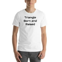 Триъгълник, роден и отгледан памучен тениска с къс ръкав от неопределени подаръци
