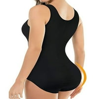 Avamo Ladies Slim Wide Strapes Body Shaper Scoop Neck Leevelecsear Forty Women Solid Color Summer Tummy Control Bodyuit