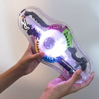 Игра за скорост на светлинната скорост, 3D мозъчен тийзър лабиринт със светлини и звуци за деца на възраст и нагоре