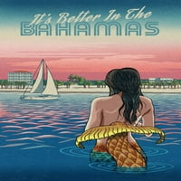 Бахами, по -добре е на Бахамските острови, русалка и плаж