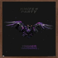 Knife Party - Плакат за стена на Crow, 14.725 22.375