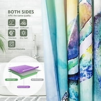 Водоустойчива полиестерна тъкан 3d завеса за баня свежи цветя за завеса за баня пейзаж душ завеса домашен декор дълъг 180*