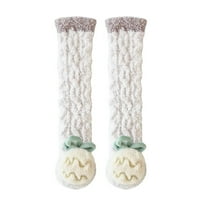 Бебешки зимни пухкави-пухкави чехли Унисе бебешки чорапи със средна дължина сладост и очарователни Чорапи подарък