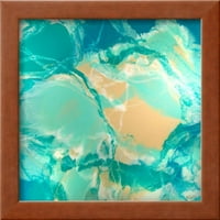 Океанско дъно, абстрактно рамкирано изкуство за печат на стена от Барбара Билота, продавана от Art.com