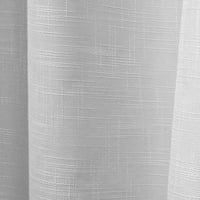 Ексклузивни пердета за дома Бенсен затъмнена втулка Топ завеса панел Двойка, 52х96, Сребро, комплект от 2