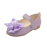 Деца бебе момичета обувки боуклуни обувки единични обувки за принцеси сандали танцуващи обувки