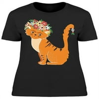 Тениска на джинджифил котка жени -Маг от Shutterstock, женски X-голям