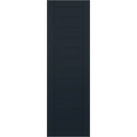 Екена Милуърк 18 в 69 з вярно Фит ПВЦ хоризонтална ламела рамкирани модерен стил фиксирани монтажни щори, без звезди нощ синьо