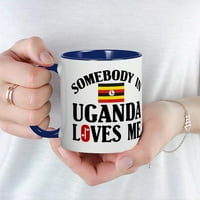 Кафепрес - някой в Уганда чаша - Оз керамична чаша-новост чаша кафе чай