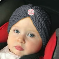 Holloyiver бебе момче момиче кръгли мъниста аксесоари шапка вълнена шапка плетена шапка бохемски пръст