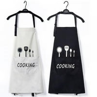 Регулируеми престилки за готвене в кухня, водоустойчиви престилки с престилка на готвачите за мъже и жени
