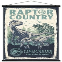 Jurassic World: Dominion - Raptor Country Wall Poster с магнитна рамка, 22.375 34