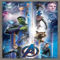 Marvel Cinematic Universe - Avengers - Endgame - емблематичен плакат за стена, 22.375 34