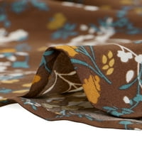 Уникални изгодни Дамски флорални асиметрични разрошени подгъва вратовръзка талия обвивка пола