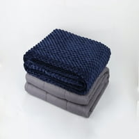 памук възрастен претеглена одеяло 20 кг, 60 80 С подвижен син пухен капак