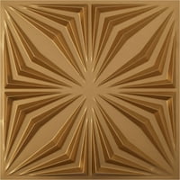 Екена мелница 5 8 в 5 8 х Ашер Ендуравал декоративен 3д стенен панел, светло златно покритие