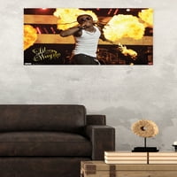 Lil Wayne - Плакат за сценична огнена стена, 22.375 34