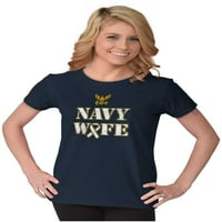 Съединените щати Военноморски сестра силна женска тениска дами тий бриско бранди x