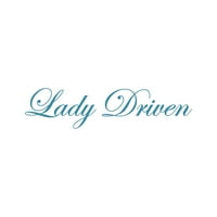 Лейди задвижва стикер Декал щанцоване-самозалепващ винил-устойчиви на атмосферни влияния-произведени в САЩ - много цвят и Размери-дждм ежедневно дрейф момиче шофьор