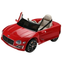 -Nite 12v Kids Ride-On Детски автомобилни автомобили с дистанционно управление и LED светлини и MP3, лицензиран Bentley