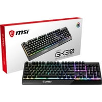 Vigor GK USB Wired Gaming Keyboard с RGB подсветка и воден репелент, черен