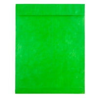 Хартия и плик Tyvek Envelope, Lime Green, 1 пакет