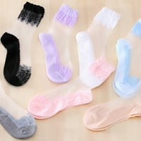 Дишащи чорапи Небрежни дълги дантелени женски модни чорапи